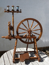 Harry Pouncey Craigdarroch spinning wheel